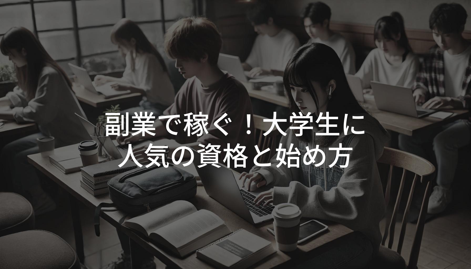 副業で稼ぐ！大学生に人気の資格と始め方