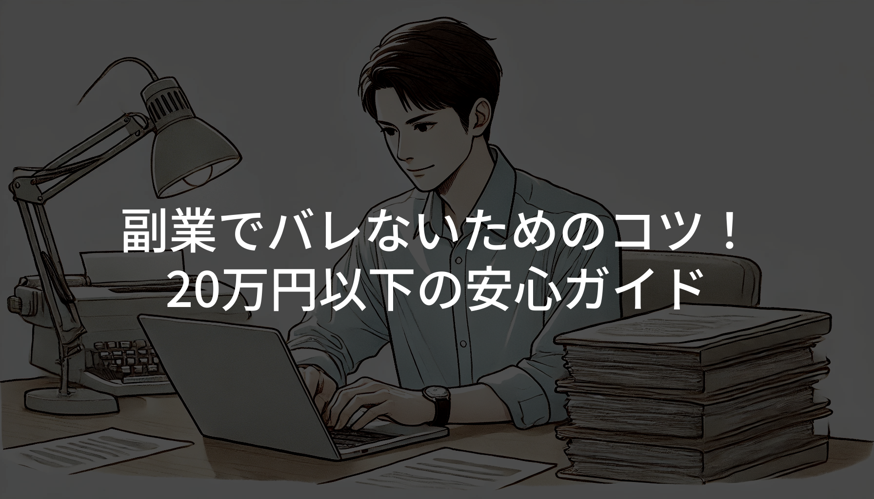 副業でバレないためのコツ！20万円以下の安心ガイド